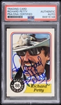 1988 Richard Petty NASCAR Signed Maxx Race Card (PSA/DNA Slabbed)