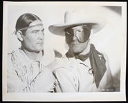 Brace Beamer and Chief Silvercloud Lone Ranger 8x10 B&W Photo
