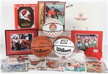 1990s-2000s Wisconsin Badgers Signed Basketballs, Photos & more (Lot of 75+) 