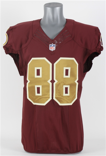 2012 Pierre Garcon Washington Redskins Throwback Jersey (MEARS LOA)