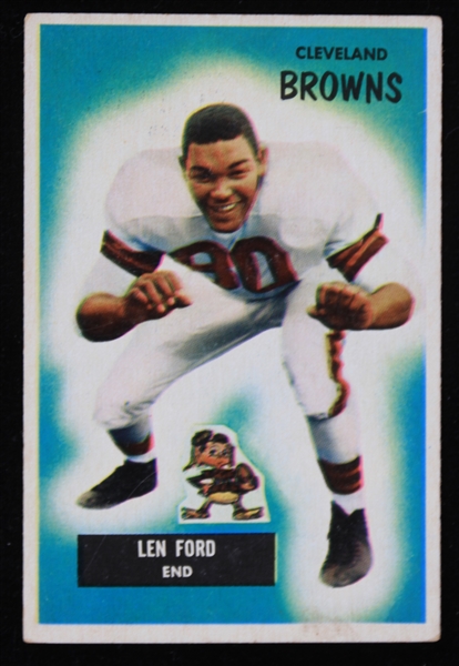 1955 Len Ford Cleveland Browns Bowman Trading Card #14