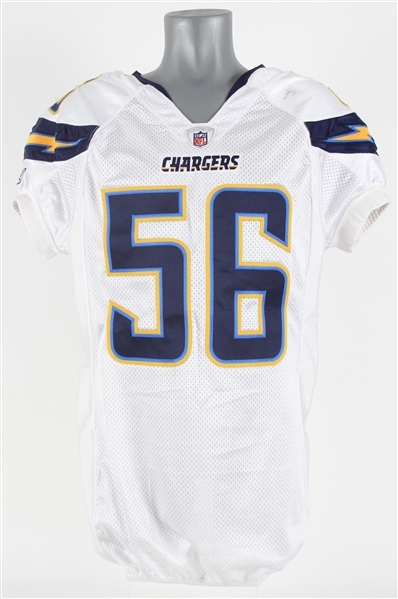 2011 Donald Butler San Diego Chargers Road Jersey (MEARS LOA)