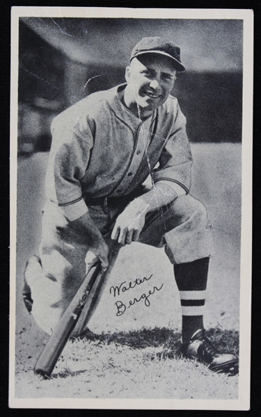 1930s-1940s Walter Berger Boston Braves New York Giants 3"x5" B&W Photo