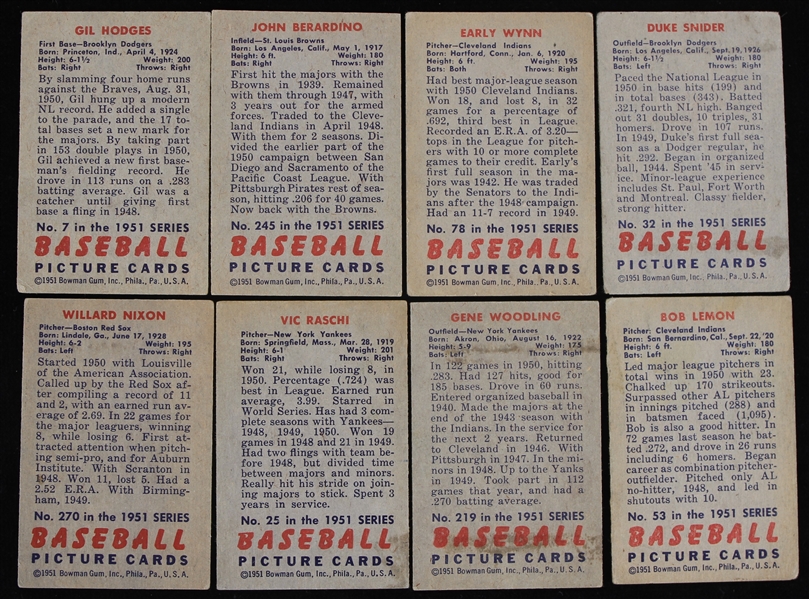 Lot Detail - 1951 Gil Hodges And Duke Snider Brooklyn Dodgers Vic ...