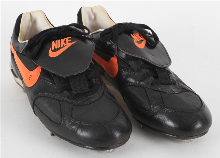 1995 Cal Ripken Jr. Baltimore Orioles Game Worn Nike Cleats (MEARS LOA/Ripken LOA) 