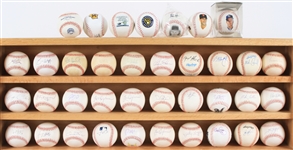 1990s-2000s Milwaukee Brewers Baseball Collection - Lot of 45 w / 37 Signed Including Ryan Braun, Zack Greinke, Brandon Woodruff, Gorman Thomas & More (JSA)