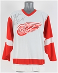 1993-94 Steve Chiasson Detroit Red Wings Signed Home Jersey (MEARS LOA/Beckett)