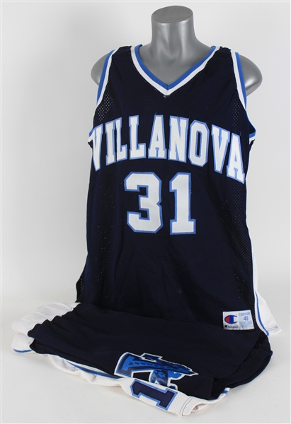 1993-95 Art Quarterman Villanova Wildcats Game Worn Road Uniform (MEARS LOA)