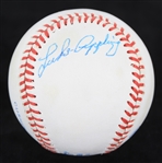 1985-89 Luke Appling Chicago White Sox Signed OAL Brown Baseball *JSA*