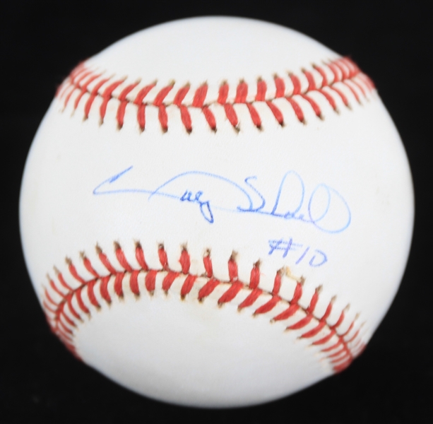 1995-99 Gary Sheffield Marlins/Dodgers Signed ONL Coleman Baseball (JSA)
