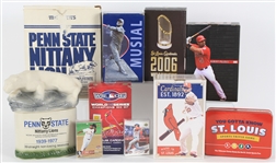 2000s St. Louis Cardinals Penn State Nittany Lions MIB Memorabilia - Lot of 7 w/ Bobbles, Decanter, Statue, Trophy & More