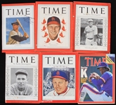 1932-86 Baseball Time Magazine & Cover Page Collection - Lot of 6 