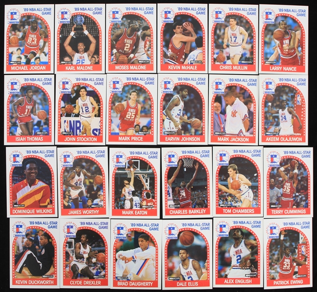 Lot Detail - 1989-1990 Michael Jordan Chicago Bulls Karl Malone Utah ...