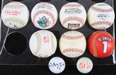 1990s-2000s Baseball Softball Golf Ball Collection - Lot of 12 w/ Jennie Finch Signed, Betsy King Signed, Ozzie Smith Commemorative & More (JSA)