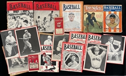 1913-49 Baseball Magazine Collection - Lot of 26 + 20 Loose Pages w/ Player Photos