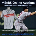 2000 Roberto Alomar Cleveland Indians Signed All Star Game Issued Jersey (MEARS A5) *Full JSA Letter*