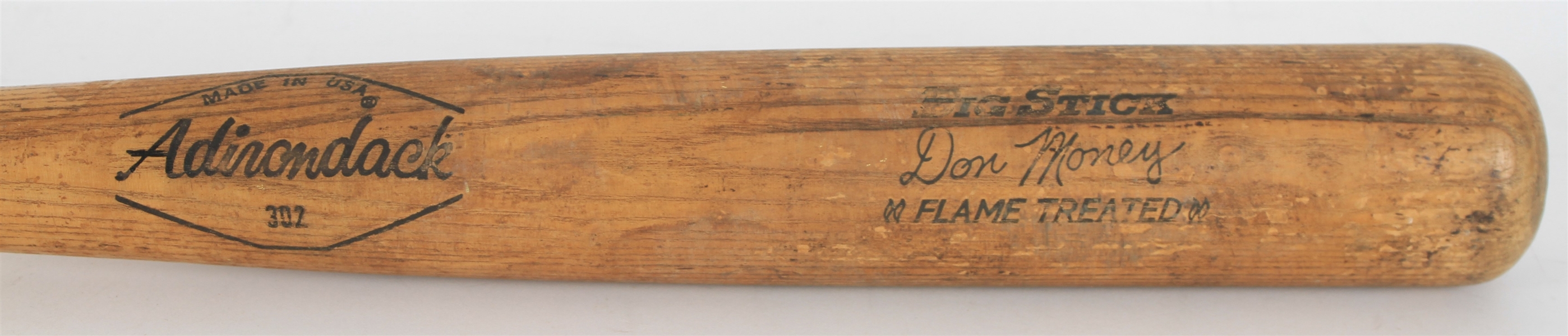 1973-79 Don Money Milwaukee Brewers Adirondack Professional Model Game Used Bat (MEARS LOA)