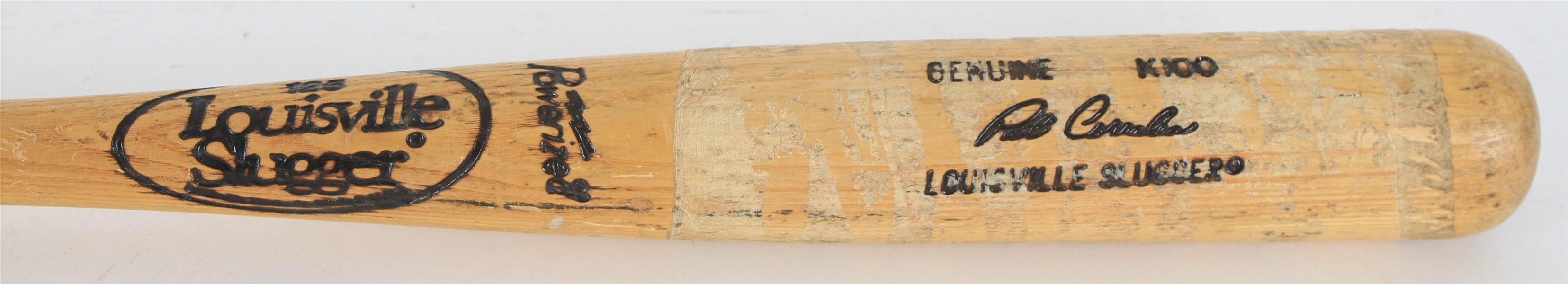 1986-87 Pat Corrales Cleveland Indians Louisville Slugger Professional Model Fungo Bat (MEARS LOA)