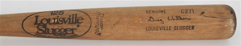1983 Greg Walker Chicago White Sox H&B Louisville Slugger Professional Model Game Used Bat (MEARS LOA)