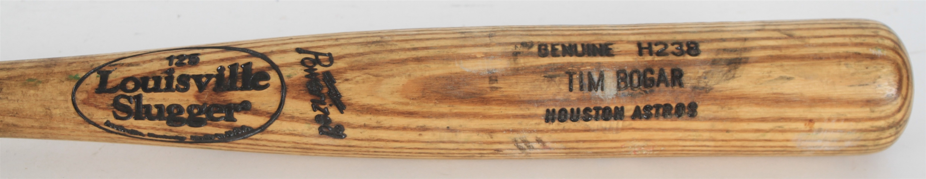 1997-99 Tim Bogar Houston Astros Louisville Slugger Professional Model Game Used Bat (MEARS LOA)