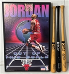 1990s-2000s Michael Jordan 23x35 RARE Lighted Sign, Space Jam Talking Poster & more (Lot of 10)
