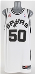 2001-02 David Robinson San Antonio Spurs Signed Game Worn Home Jersey (MEARS A5/JSA)