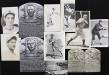 1920-1930s Charlie Radbourne WM. B "Buck Ewing Herb Bremer and More Various Shape and Sizes B&W Sporting News Photos (Lot of 12)