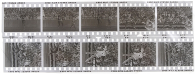 1982 St. Louis vs Milwaukee Brewers World Series Negative Photo Strips (Lot of 2)