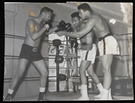 1960s Cassius Clay Muhammad Ali Boxing Training 4"x6" B&W Photo