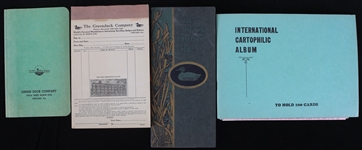 1910s-1970s Green Duck Company and International Cartophilic Company Brochures Order Forms and Reciept Book (Lot of 20)