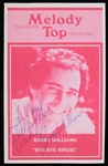 1984 Barry Williams Signed Bye Bye Birdie Melody Top Playbill (JSA)