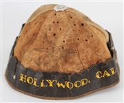 1940s Hollywood California Leather Souvenir Beanie