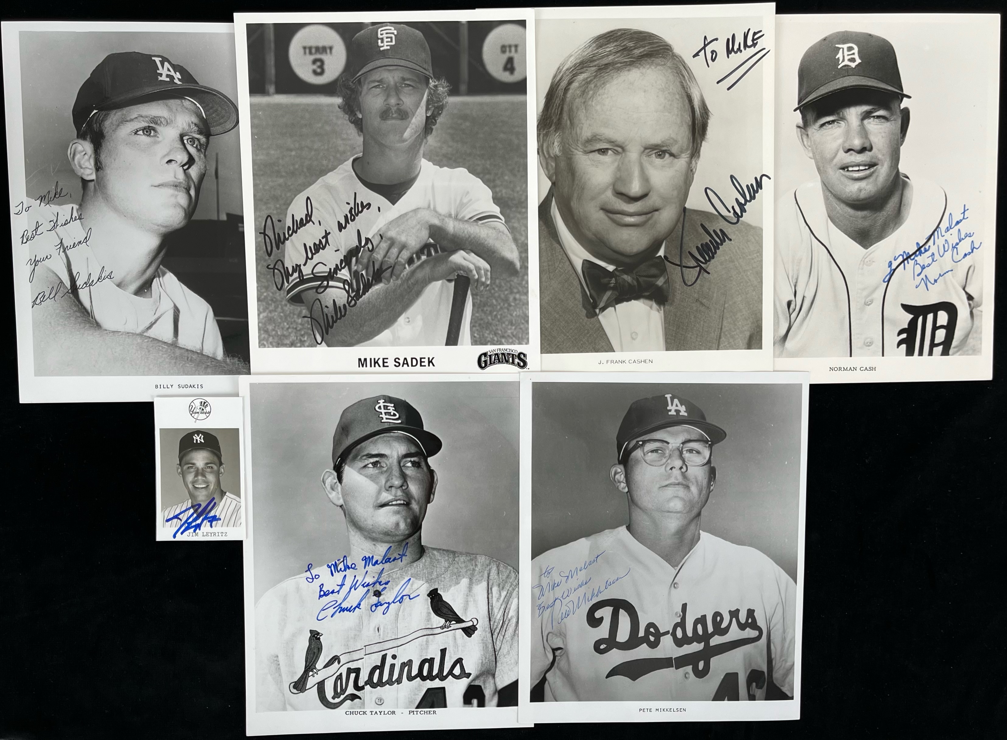 Lot Detail 1960s 1990s Ruben Amaro Philadelphia Phillies And More Autographed 8x10 Bandw 9926