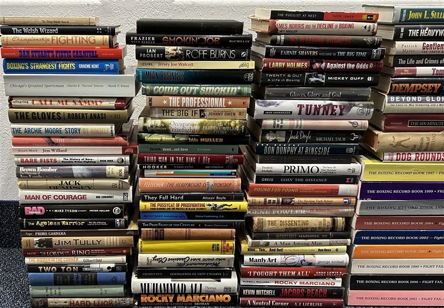 Lot Detail - 1950s-2000s Boxing Books, DVDs & Photos (Lot of 250 ...