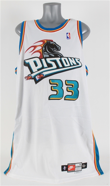 1998-99 Grant Hill Detroit Pistons Home Jersey (MEARS A5)