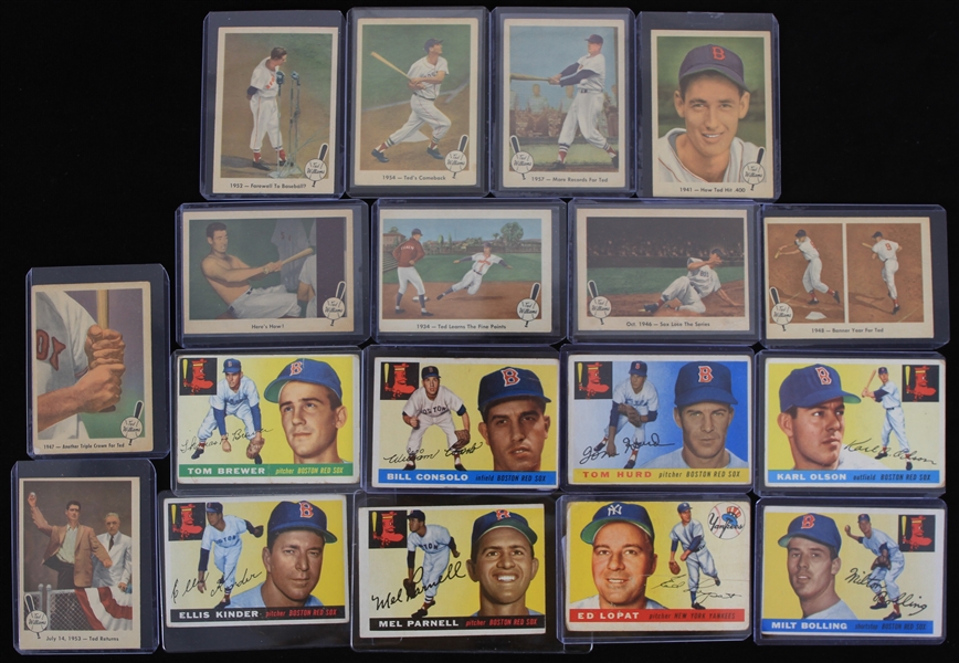 Lot Detail - 1955-59 Baseball Trading Cards - Lot of 18 w/ 1955 Topps ...