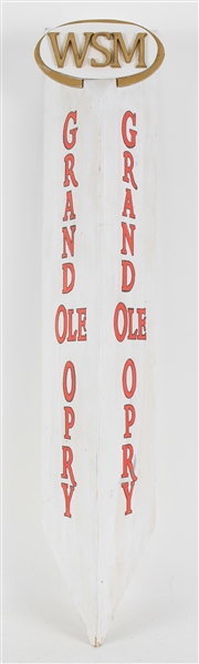 1960s Grand Ole Opry WSM Wooden Microphone Stand