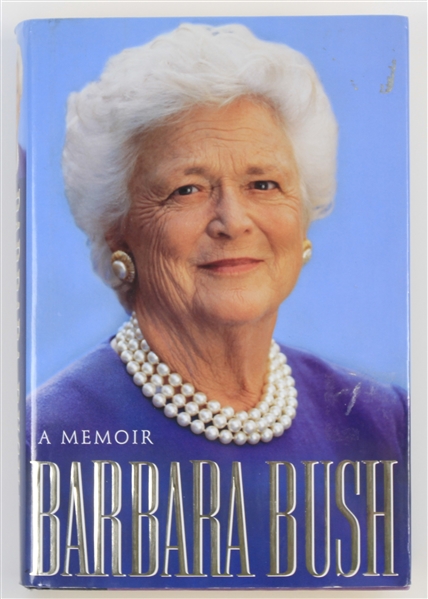 Lot Detail - 1994 Barbara Bush Signed Memoir (JSA)