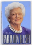 1994 Barbara Bush Signed Memoir (JSA)