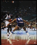 1977-1985 George Gervin NBA All Star Signed 16x20 Photo (JSA)