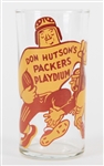 1950s Don Hutsons Packers Playdium 4.5" Bar Glass