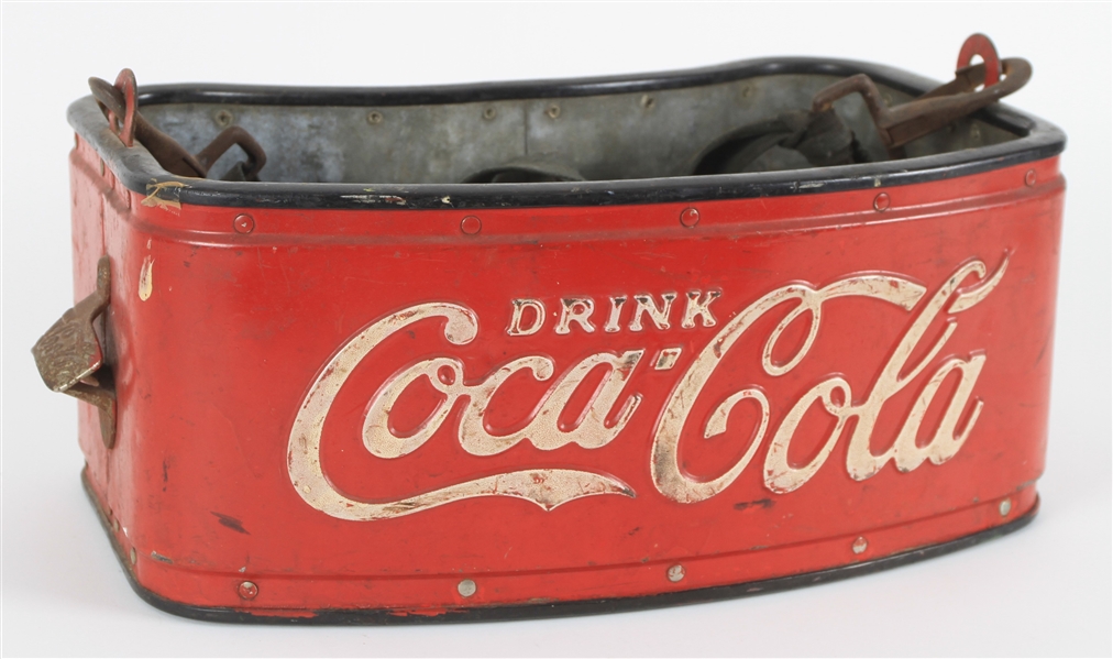 1950s Drink Coca Cola Baseball Stadium Vendor Cooler