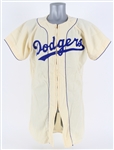 1953-57 Brooklyn Dodgers Home Salesman Sample Jersey (MEARS LOA)