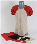 1930s-90s Baseball Apparel Collection - Lot of 4 w/ Stirrups & Tony Perez Undershirt (MEARS LOA)