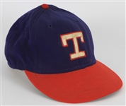 1974-77 Jeff Burroughs / Ken Henderson Texas Rangers Game Worn Cap (MEARS LOA)