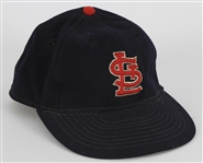 1963-64 Johnny Keane St. Louis Cardinals Game Worn Cap (MEARS LOA)