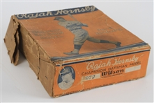 1930's Rogers Hornsby Chicago Cubs Wilson Champion Batsman Store Model Baseball Mitt w/ Original Box