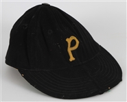 1940s Pittsburgh Pirates Game Worn Baseball Cap (MEARS LOA)