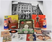 1920s--90s New York Yankees Memorabilia Collection - Lot of 16 w/ Roger Maris Mickey Mantle Items, Yankee Stadium Megaphones, Programs & More