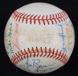 1978 Multi Signed ONL Feeney Baseball w/ 25 Signatures Including Steve Stone, Dave Kingman, Willie Mays Clubhouse & More (JSA) 